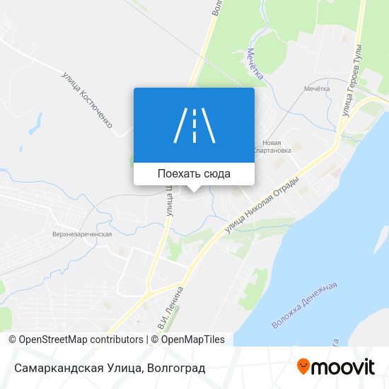 Карта Самаркандская Улица