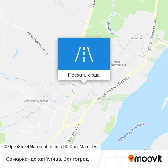 Карта Самаркандская Улица