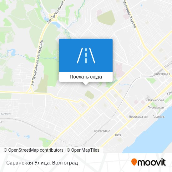 Карта Саранская Улица