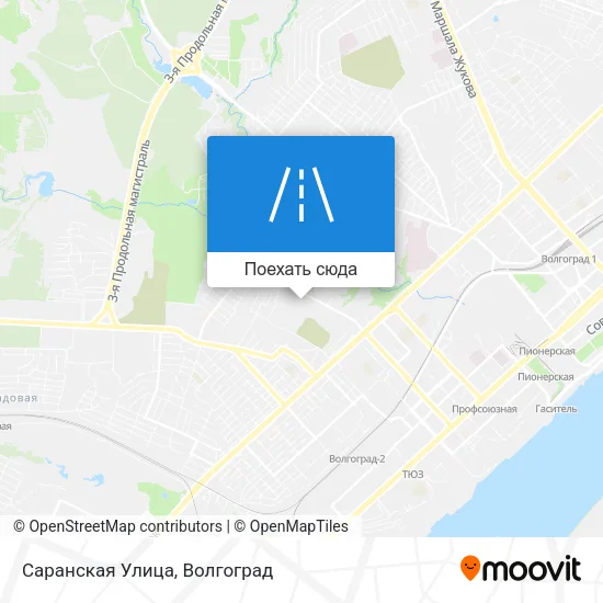 Карта Саранская Улица