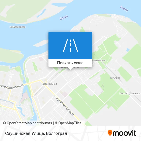 Карта Саушинская Улица