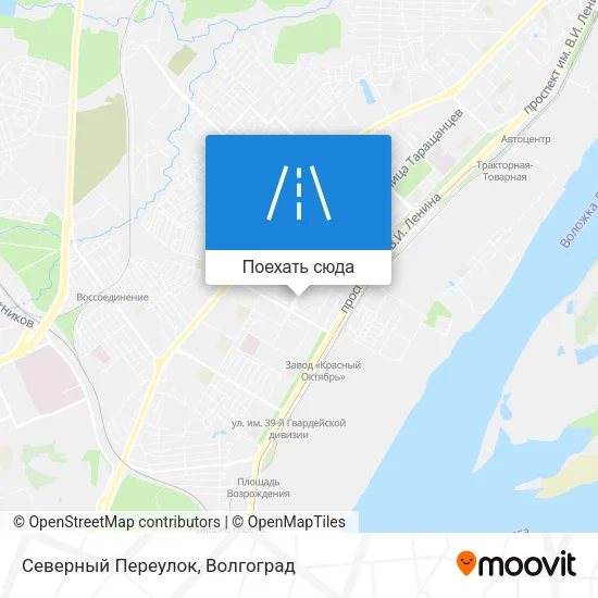 Карта Северный Переулок