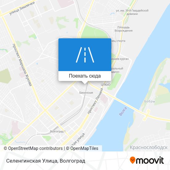 Карта Селенгинская Улица