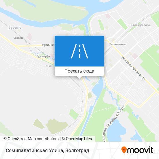 Карта Семипалатинская Улица