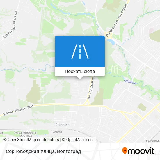 Карта Серноводская Улица