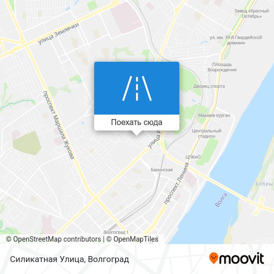 Карта Силикатная Улица
