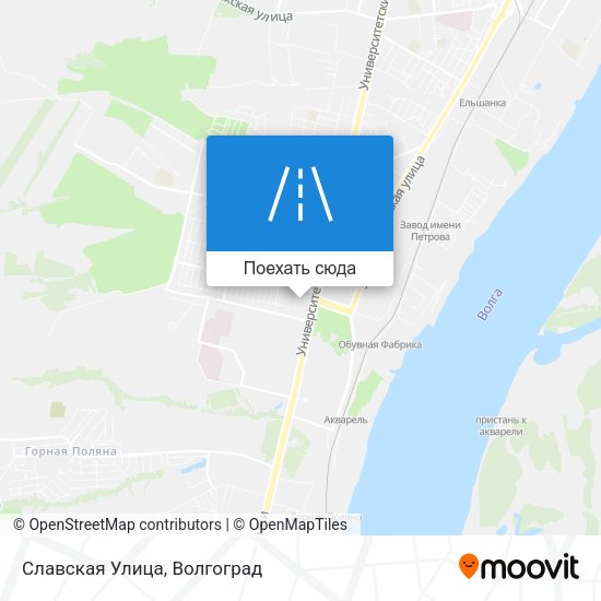 Карта Славская Улица