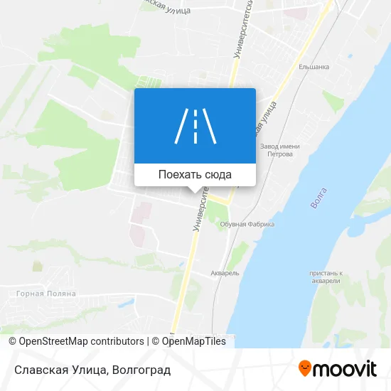 Карта Славская Улица