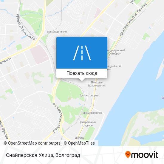 Карта Снайперская Улица