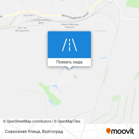 Карта Совхозная Улица