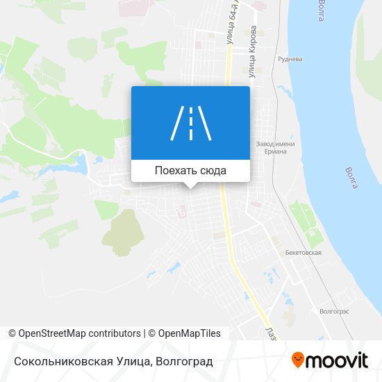 Карта Сокольниковская Улица