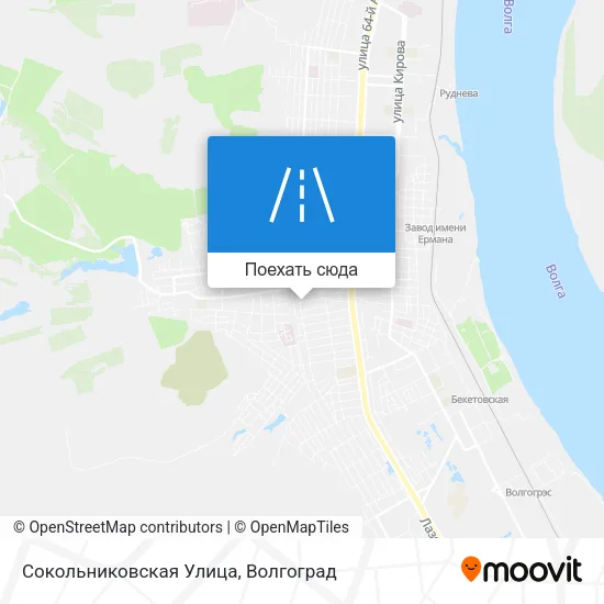 Карта Сокольниковская Улица