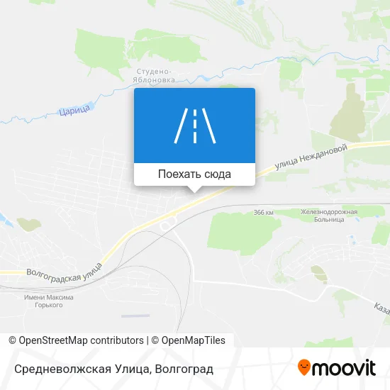 Карта Средневолжская Улица