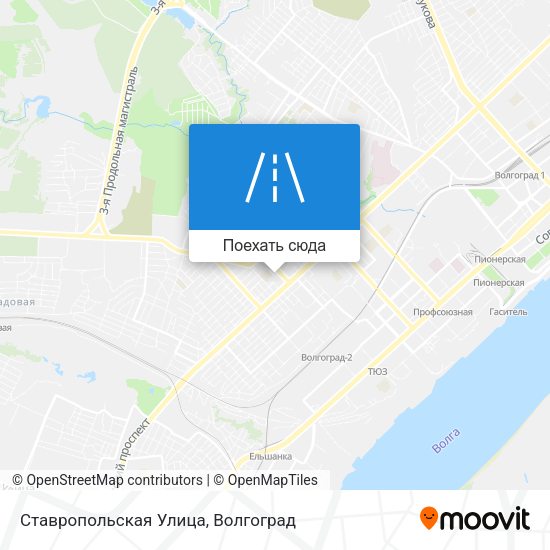 Карта Ставропольская Улица