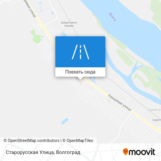 Карта Старорусская Улица