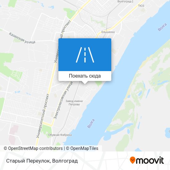Карта Старый Переулок