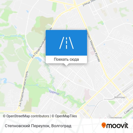 Карта Степновский Переулок
