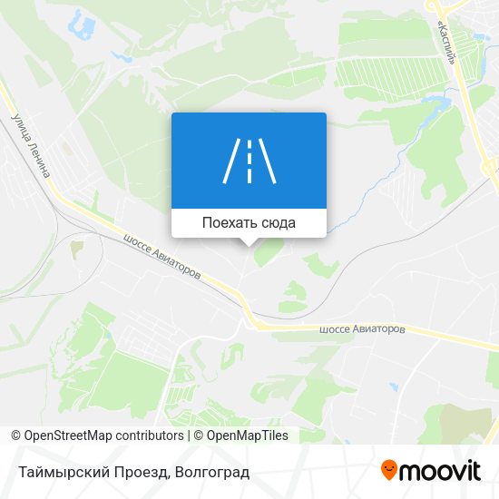 Карта Таймырский Проезд