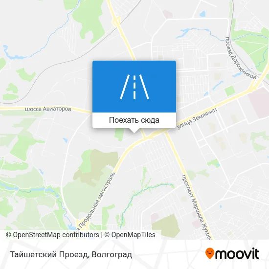 Карта Тайшетский Проезд