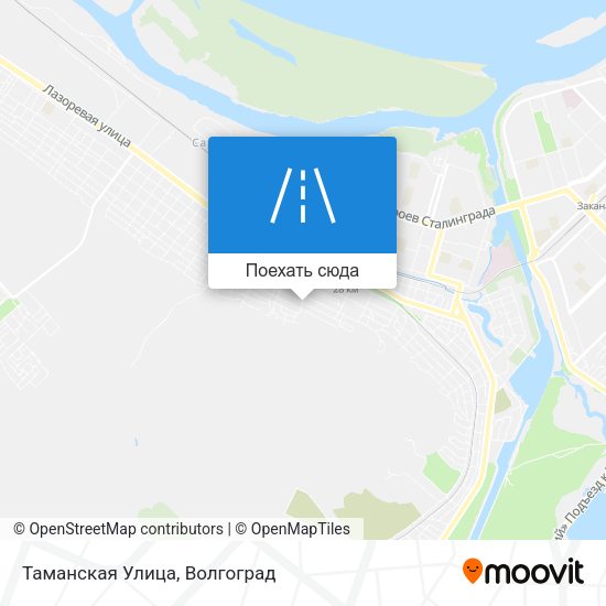 Карта Таманская Улица
