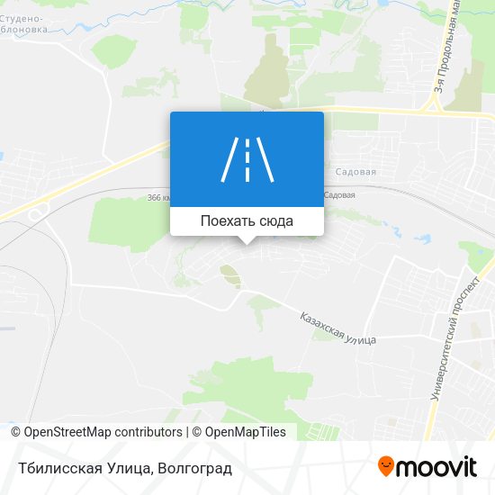Карта Тбилисская Улица