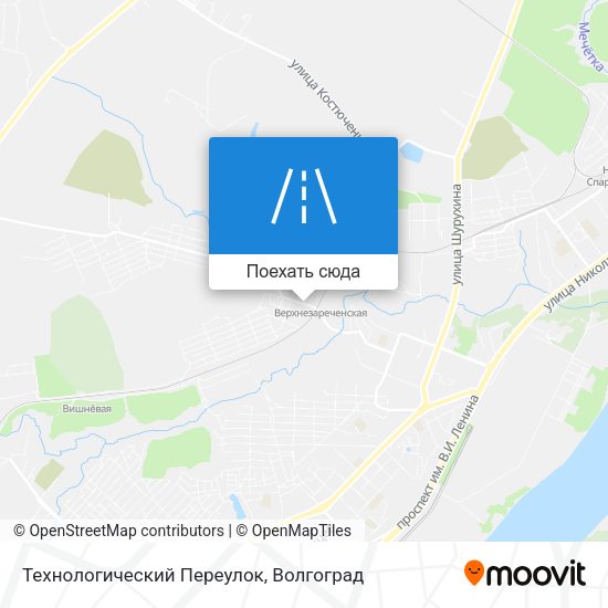 Карта Технологический Переулок