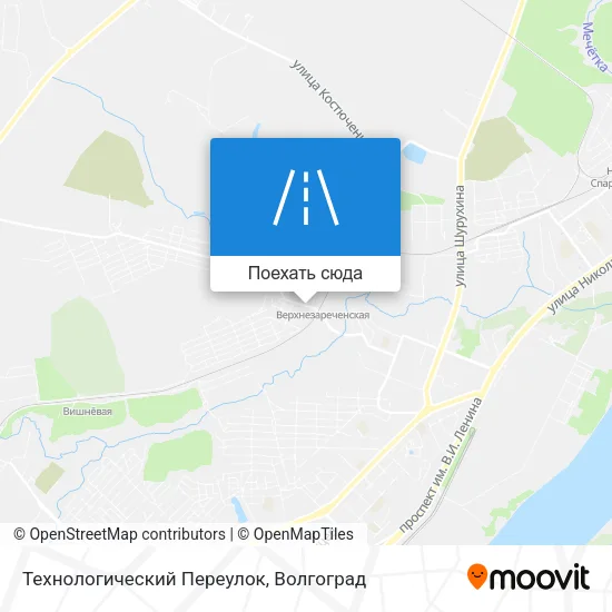 Карта Технологический Переулок