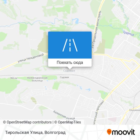Карта Тирольская Улица