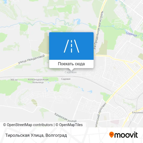 Карта Тирольская Улица