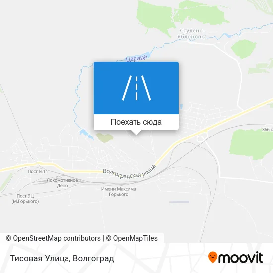 Карта Тисовая Улица