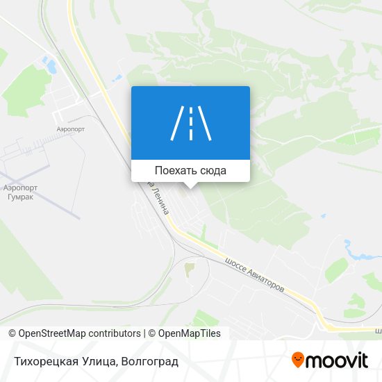 Карта Тихорецкая Улица