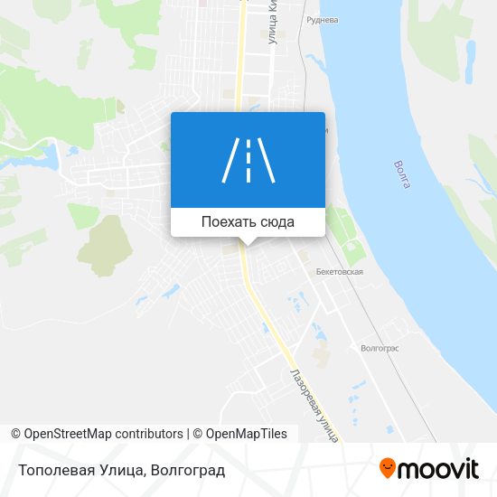 Карта Тополевая Улица