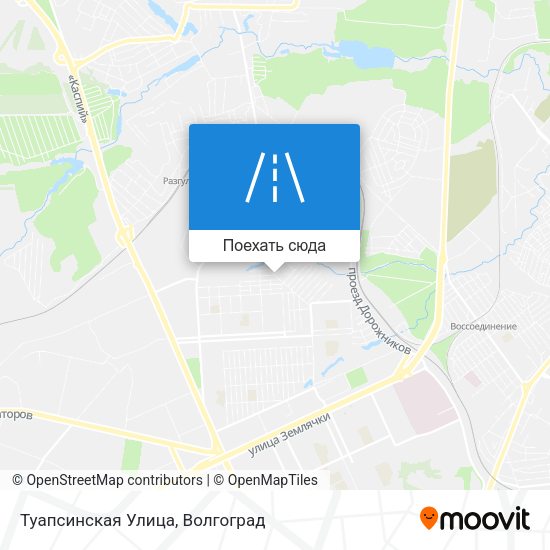 Карта Туапсинская Улица