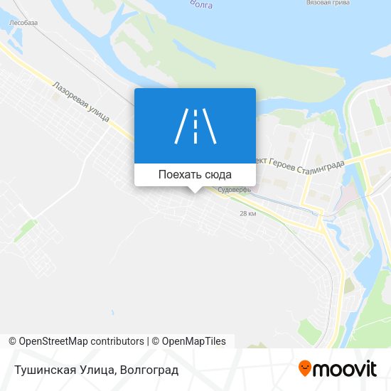 Карта Тушинская Улица