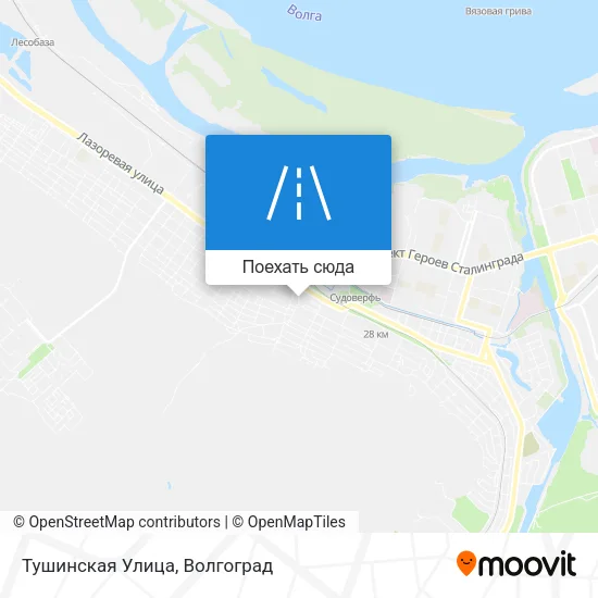 Карта Тушинская Улица