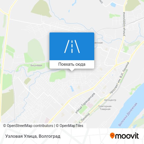 Карта Узловая Улица
