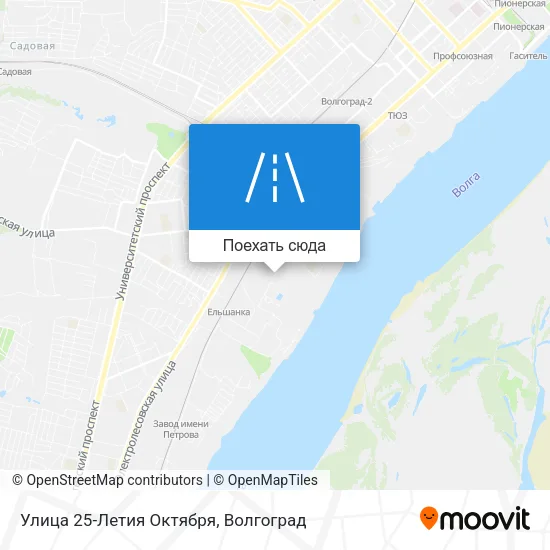 Карта Улица 25-Летия Октября