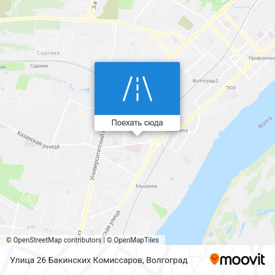 Карта Улица 26 Бакинских Комиссаров