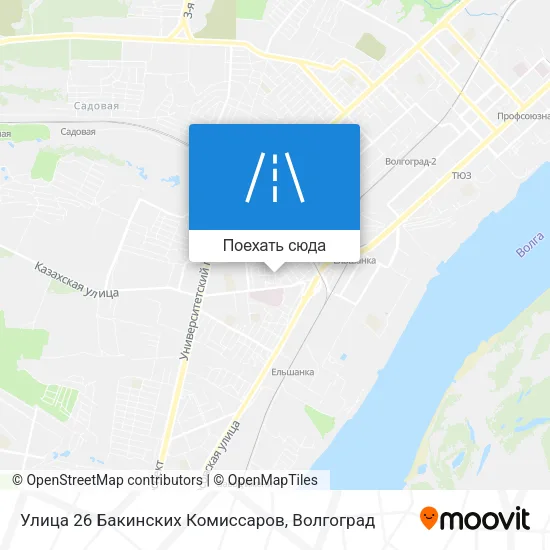 Карта Улица 26 Бакинских Комиссаров
