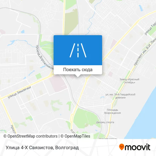 Карта Улица 4-Х Связистов
