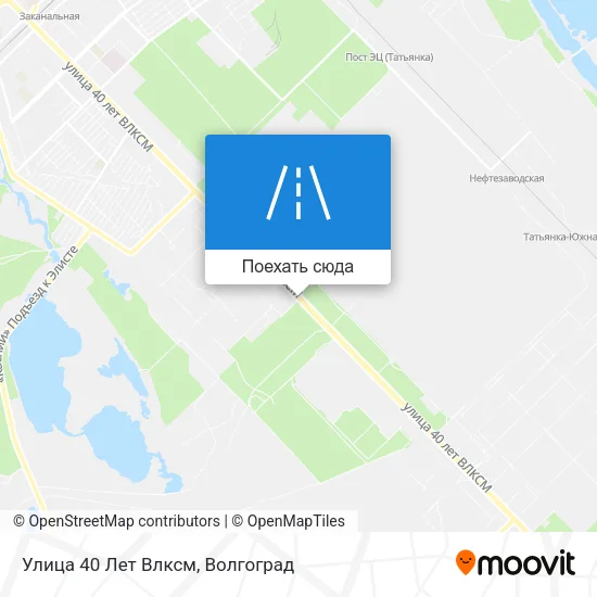 Карта Улица 40 Лет Влксм