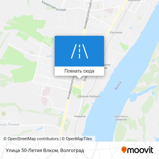 Карта Улица 50-Летия Влксм