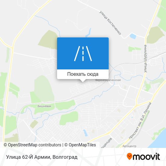 Карта Улица 62-Й Армии