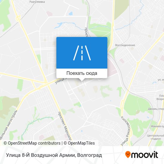 Карта Улица 8-Й Воздушной Армии