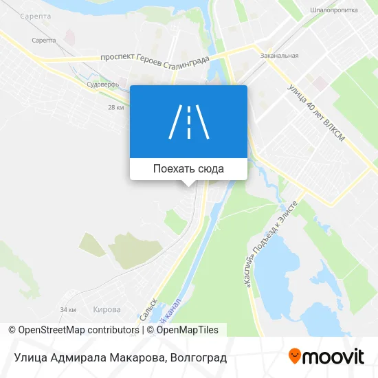 Карта Улица Адмирала Макарова