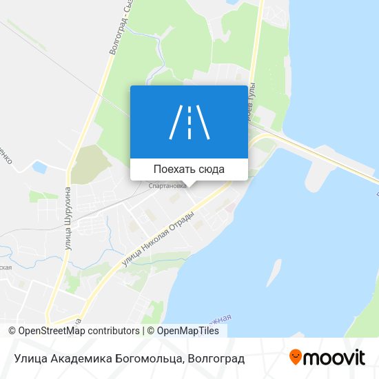 Карта Улица Академика Богомольца