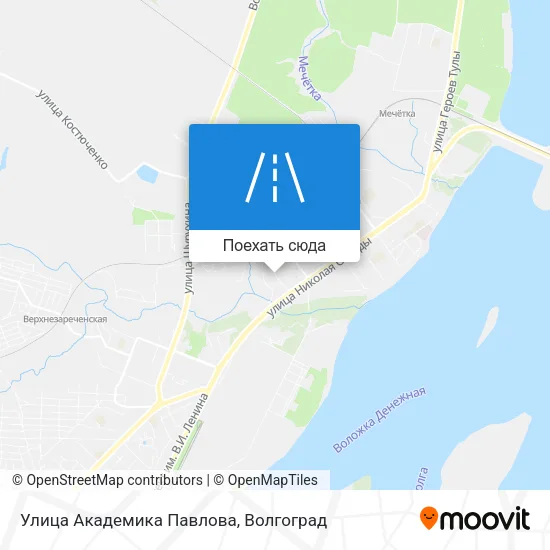 Карта Улица Академика Павлова