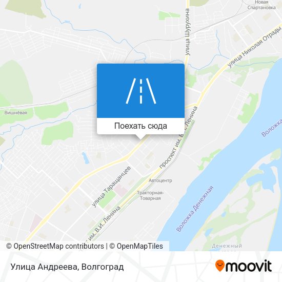 Карта Улица Андреева
