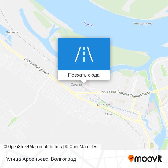 Карта Улица Арсеньева