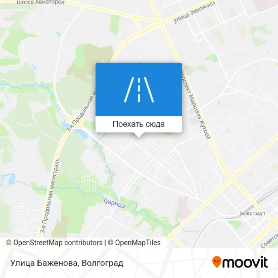 Карта Улица Баженова